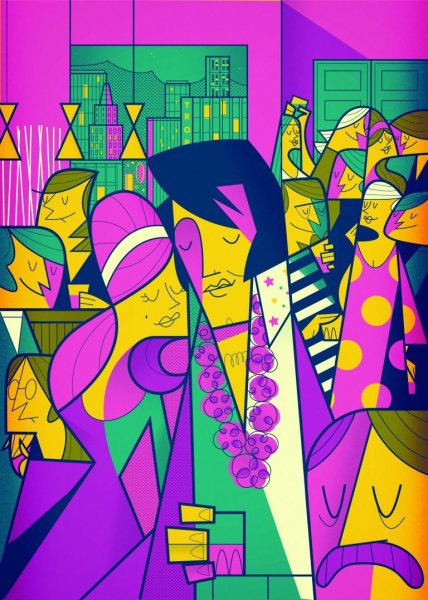 Постер иллюстрация