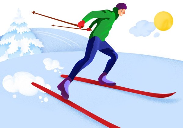 Лыжные гонки дети