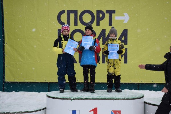 Трасса для лыжных гонок фон