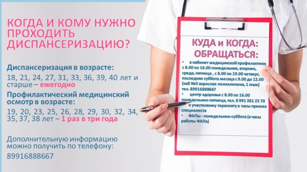 Диспансеризация населения