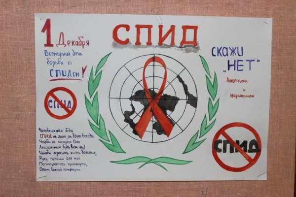 Плакат ВИЧ СПИД