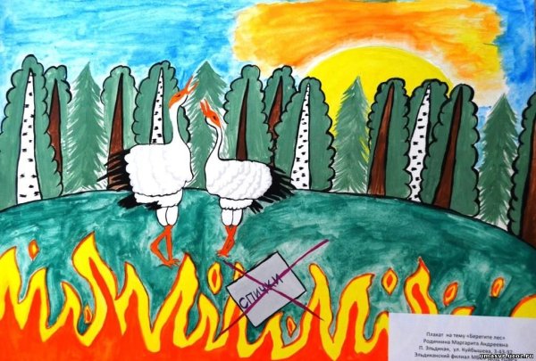 Плакат берегите природу