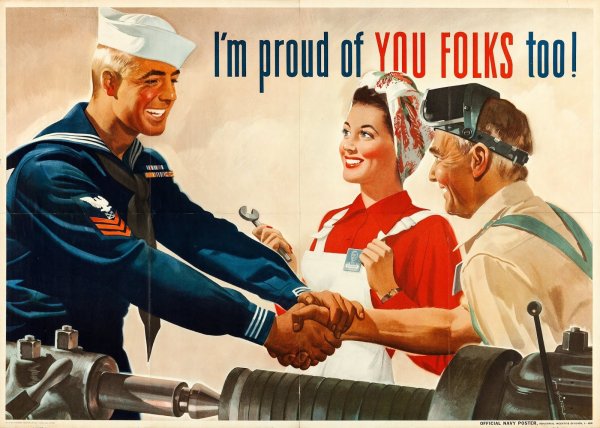 Плакаты времен второй мировой войны США