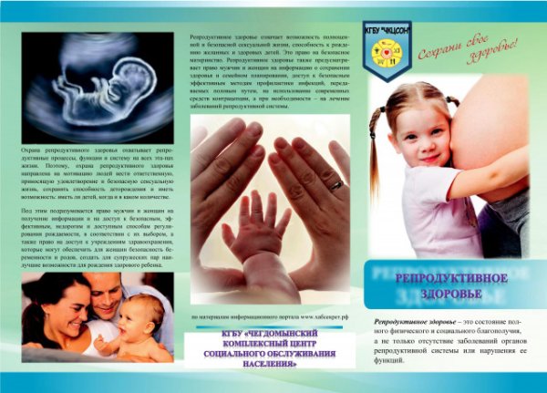 Репродуктивное здоровье буклет