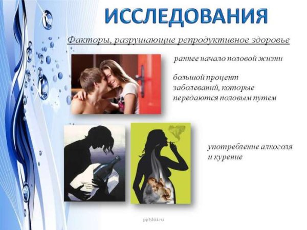 Рекомендации по охране репродуктивного здоровья