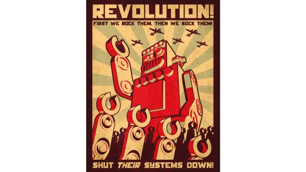 Робот плакат