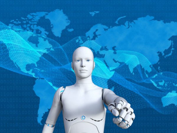 Я есть робот плакат