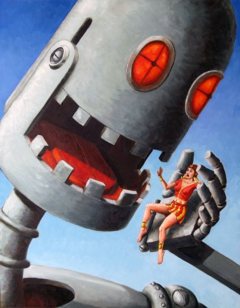 Ретрофутуризм роботы