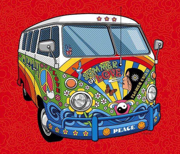 Плакаты в стиле хиппи