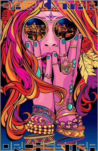 Психоделическая типографика 60х