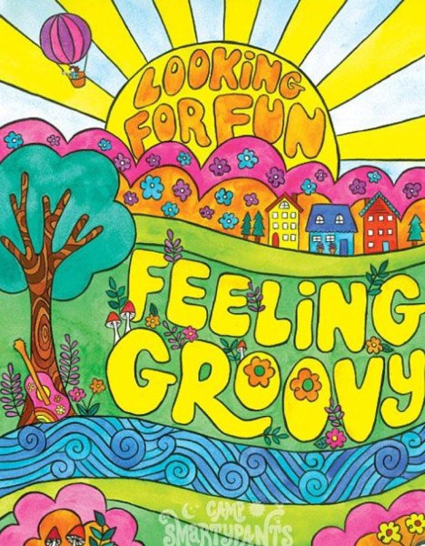 Психоделика хиппи 1960 Постер