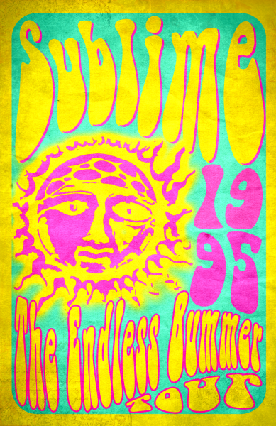 Плакаты в стиле хиппи