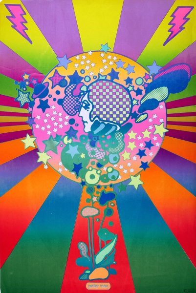 Плакаты в стиле хиппи