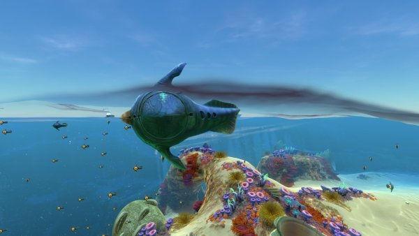 Subnautica субмарина акула