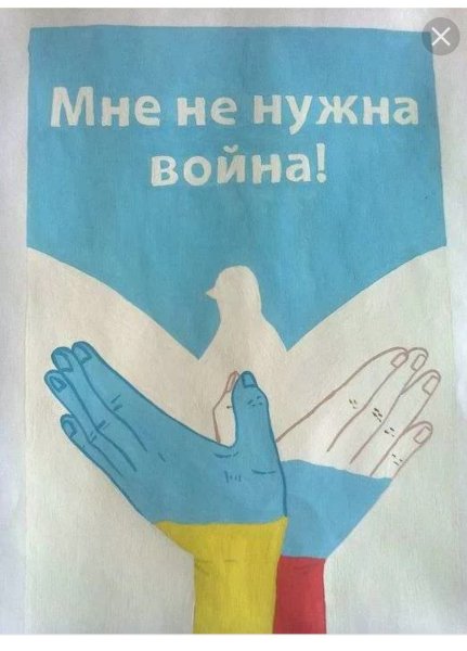Плакат нам нужен мир