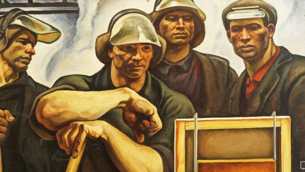 Рабочие в живописи