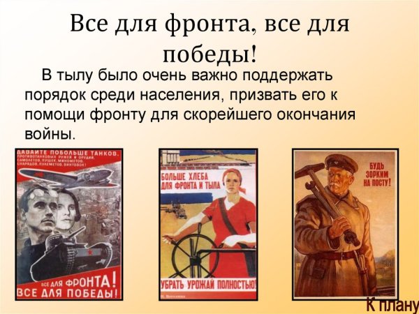 Всё дня Фрона всё для Победы