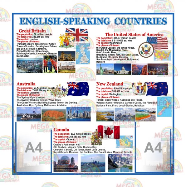 Табличка на кабинет английского языка