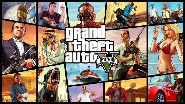 Grand Theft auto 5 Постер