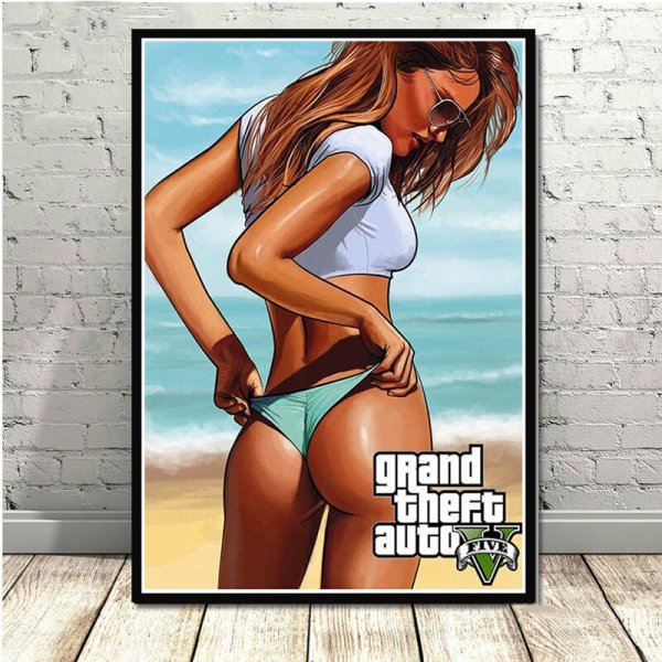Grand Theft auto 5 Постер