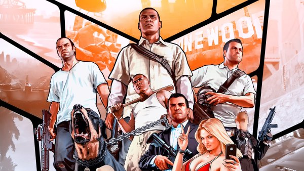 Grand Theft auto 5 Постер