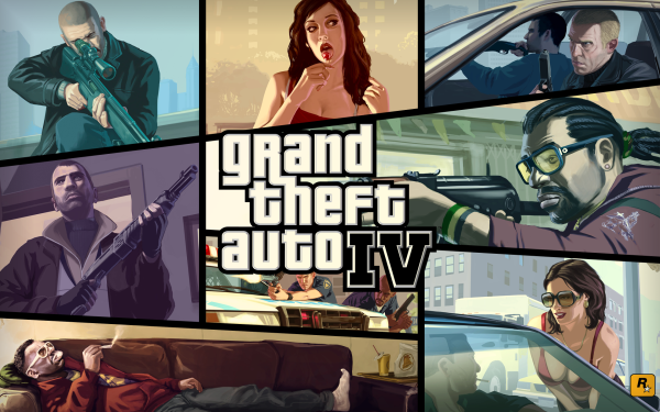 Grand Theft auto IV (2008) обложка