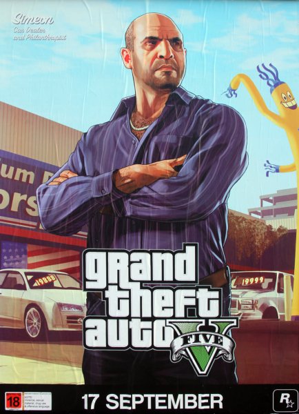 GTA 5 плакат
