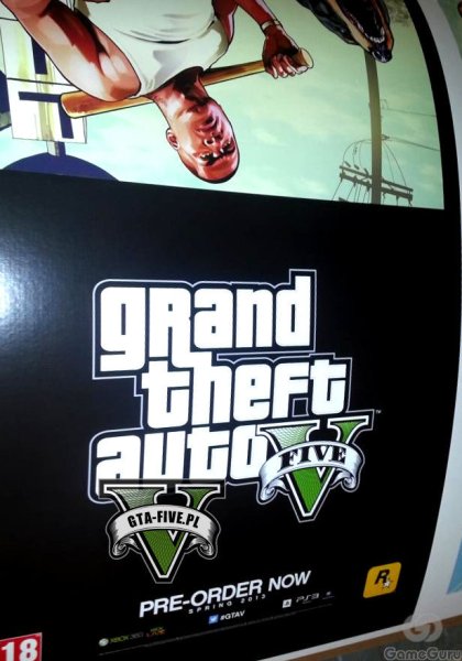 Grand Theft auto v плакат