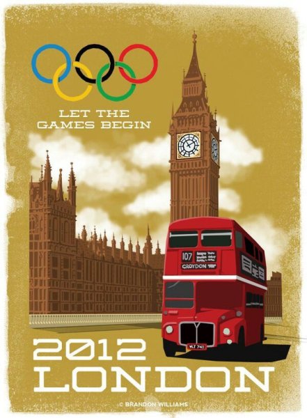 Плакаты ретро Лондон