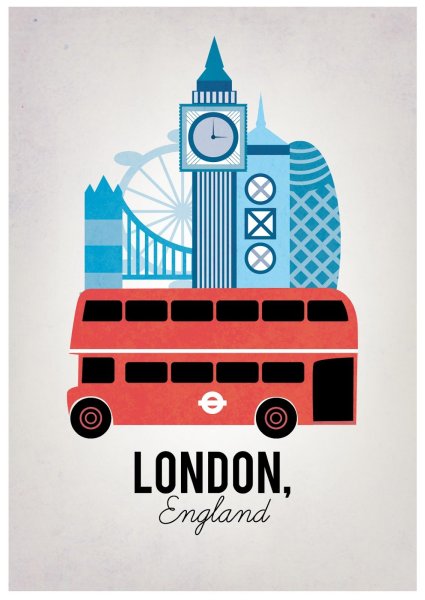 Лондон Сити Постер