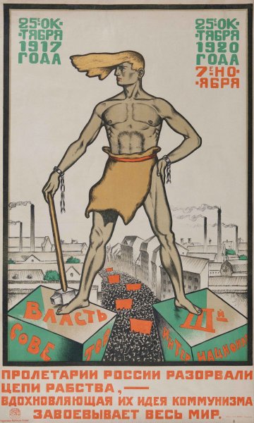 Пролетарий Советский плакат