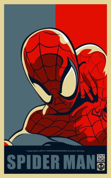 Человек паук плакат