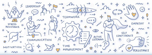 Стоковое изображение Soft skills