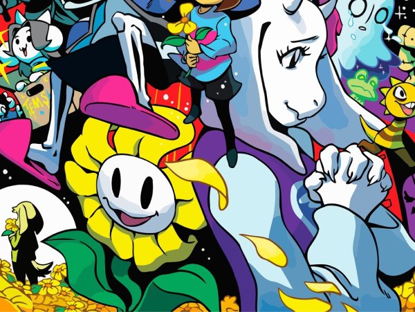 Постер Санса Undertale