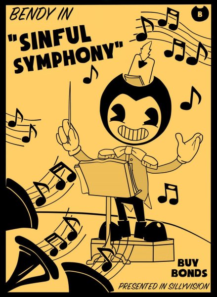 Плакаты в игре БЕНДИ