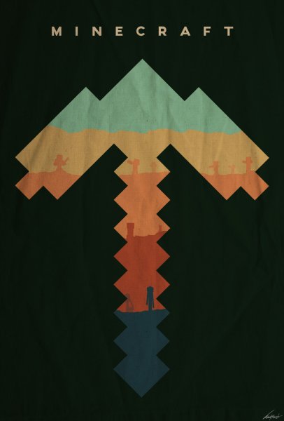 Плакат с МАЙНКРАФТОМ
