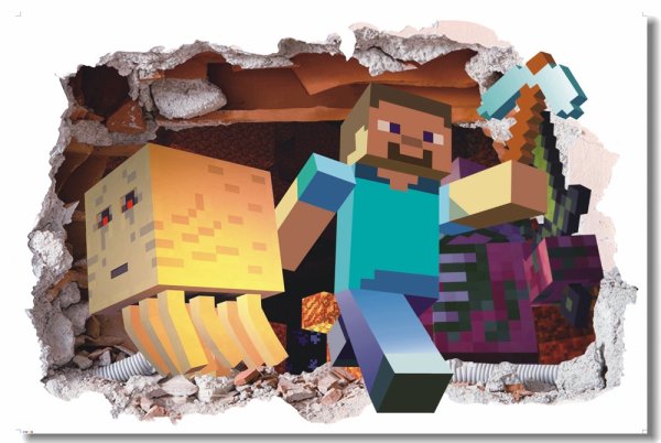 Майнкрафт плакаты на стену