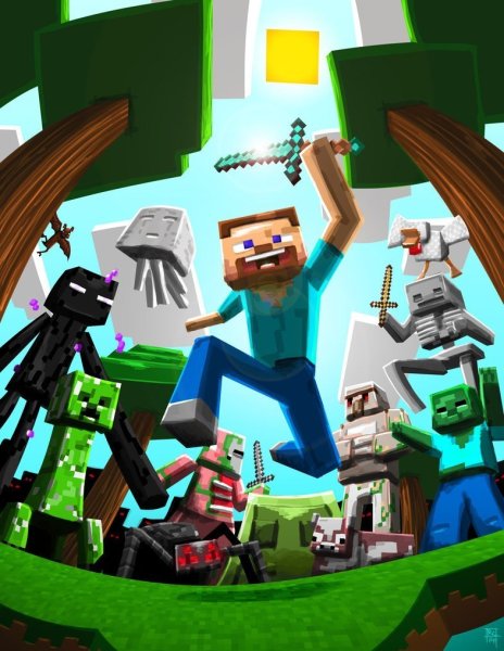 Плакат МАЙНКРАФТА