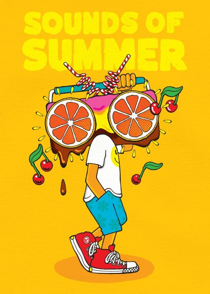 Летний плакат