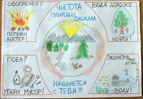 Рисунок Байкал на конкурс