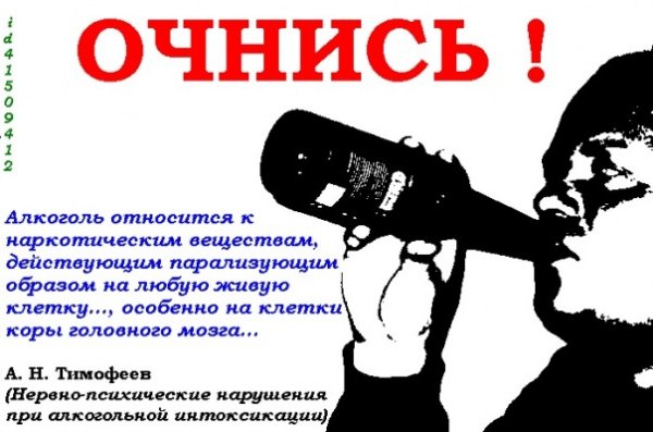 Плакаты о вреде алкоголизма