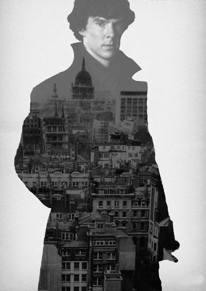 Постер Шерлок Холмс Бенедикт Камбербэтч