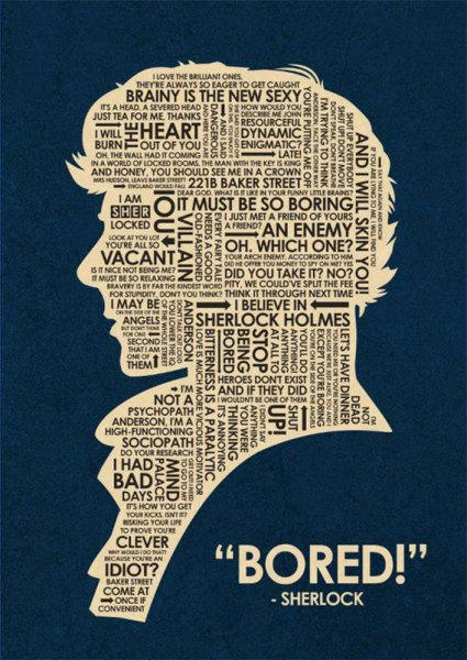 Шерлок Холмс плакат