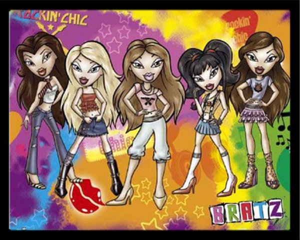 Обои в стиле братц