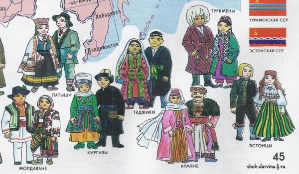 Национальные костюмы СССР