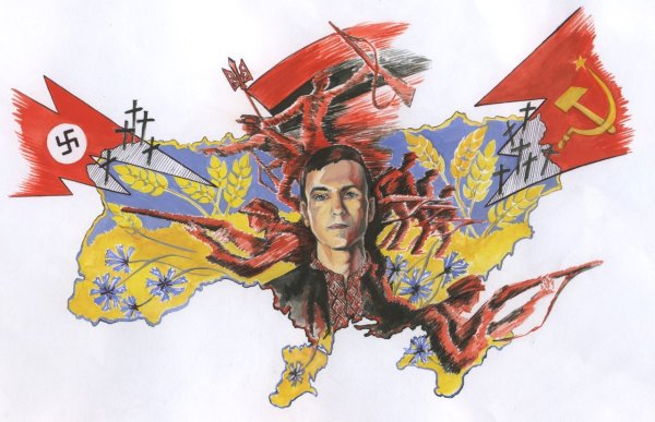 Украинские антироссийские плакаты