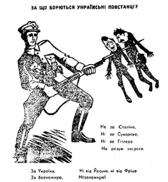 Фашистские украинские плакаты