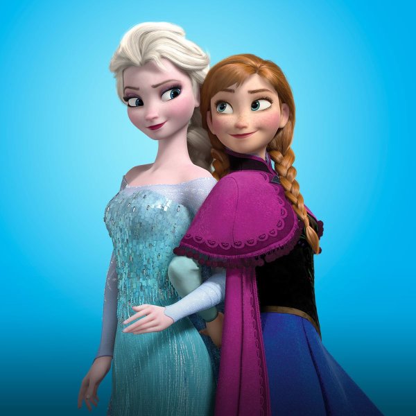Эльза и Анна из холодного сердца