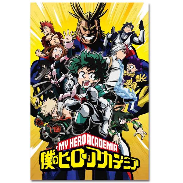 Моя геройская Академия Постер