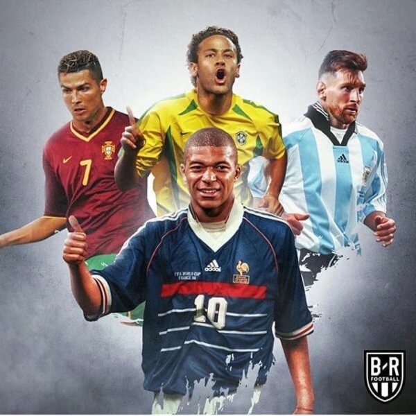 Футбол Роналду Месси Неймар Мбаппе